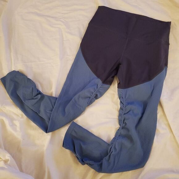 Zyia Active Storm Parallel Luxe Ribbed Ruched Legging Size 8/10 - Picture 8 of 11